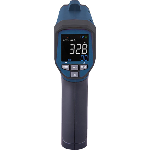 Professional Infrared Thermometer, -26 - 1472° F ( -32 - 800° C ), 30:1, Adjustable Emmissivity Distribution Industrielle GC