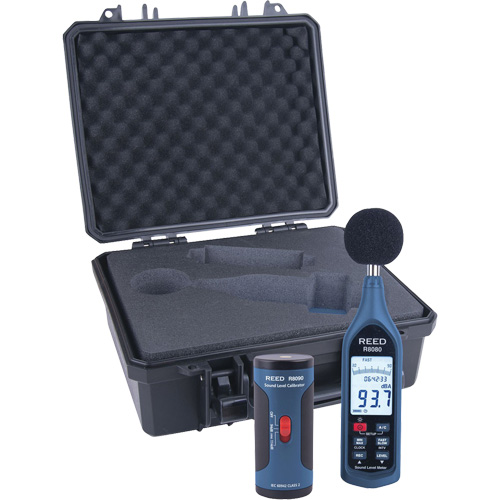 Ensemble de sonom&egrave;tre enregistreur et calibrateur Distribution Industrielle GC