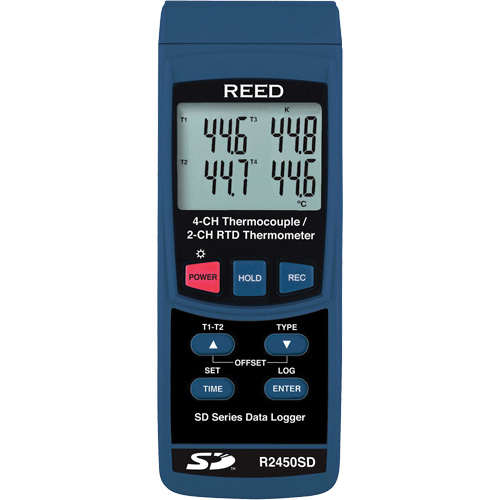 Data Logging Thermocouple Thermometer Distribution Industrielle GC