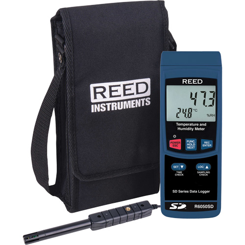 Data Logging Thermo-Hygrometer, 5% - 95% RH, 32° - 122° F ( 0° - 50°C ) Distribution Industrielle GC