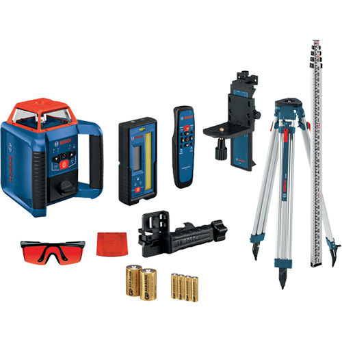 Revolve2000 Self-Leveling Horizontal/Vertical Rotary Laser Kit, 2000' (609.6 m), 670 Nm Distribution Industrielle GC