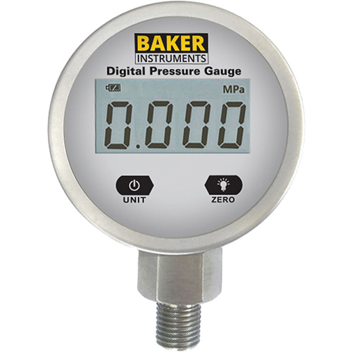 B5000 Series Pressure Gauge, 2-1/2" , 0 - 1000 psi, Bottom Mount, Digital Distribution Industrielle GC
