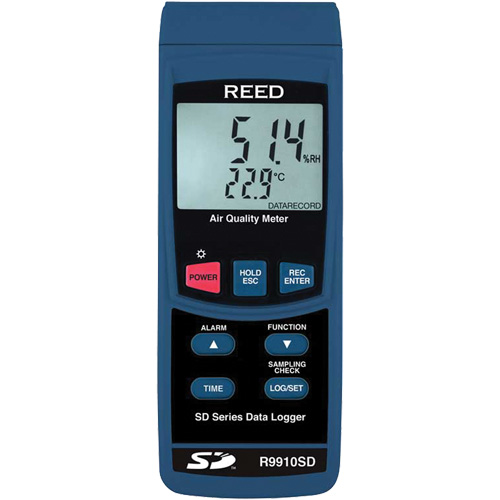 Data Logging Indoor Air Quality Meter with Calibration Certificate Distribution Industrielle GC