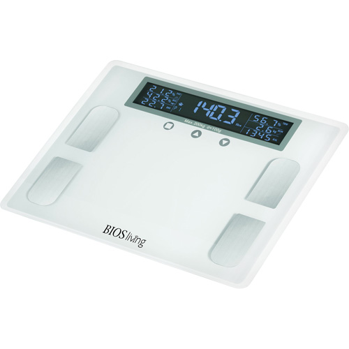 P&egrave;se-personne imp&eacute;dancem&egrave;tre num&eacute;rique haut de gamme, Capacit&eacute; 441 lb, Graduations 100 g Distribution Industrielle GC