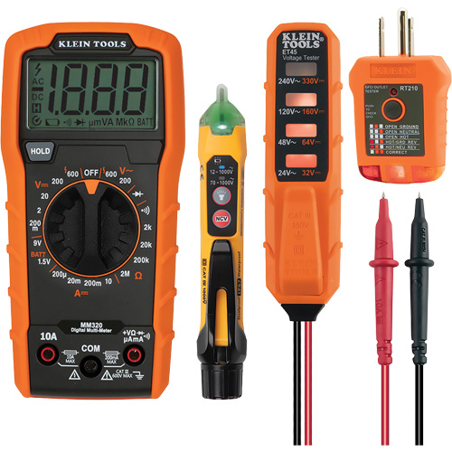 Trousse dessai &eacute;lectrique avec multim&egrave;tre num&eacute;rique Distribution Industrielle GC