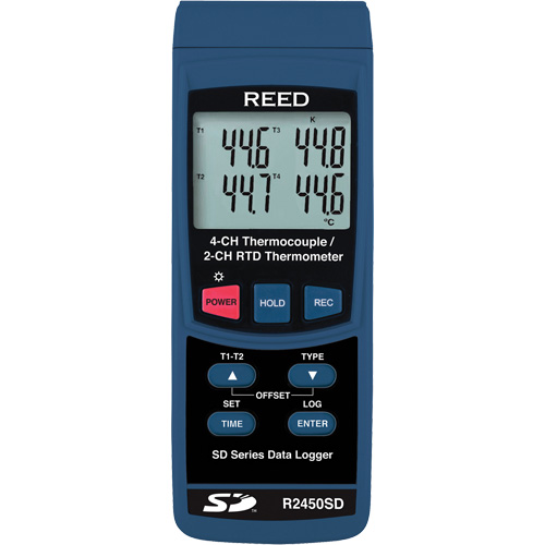 Data Logging Thermocouple Thermometer with Calibration Certificate Distribution Industrielle GC