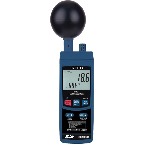Compteur de stress thermique &agrave; enregistrement de donn&eacute;es avec certificat de calibration Distribution Industrielle GC