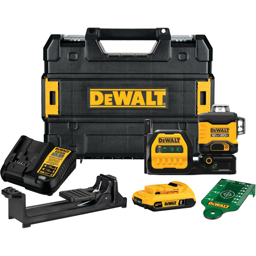 Trousse de laser vert sans fil 20 V Max* 3x360 Distribution Industrielle GC
