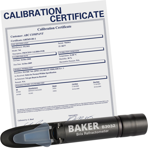 Refractometer with ISO Certificate, Analogue (Sight Glass), Br Distribution Industrielle GC