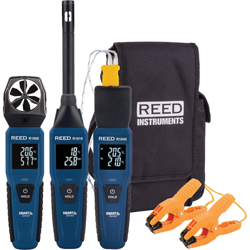Trousse de CVCA avec enregistreur de donn&eacute;es Bluetooth de s&eacute;rie intelligente R16X0, Contact, Num&eacute;rique Distribution Industrielle GC