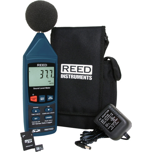 Data Logging Sound Level Meter Kit with ISO Certificate Distribution Industrielle GC