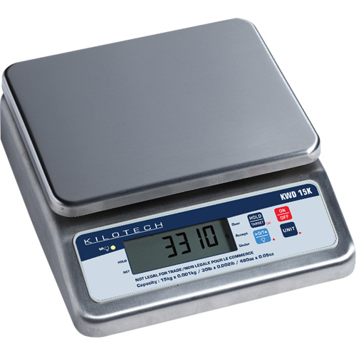 Bench Weighing Scale, 30 kg Cap., 2 g Graduations Distribution Industrielle GC