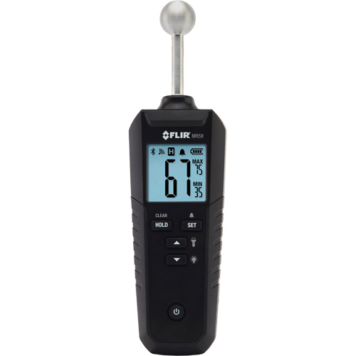 Humidim&egrave;tre &agrave; sonde sph&eacute;rique avec Bluetooth MR59, Gamme d'humidit&eacute; 0 - 100% Distribution Industrielle GC
