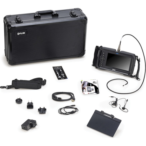 Trousse de vid&eacute;oscope haute performance avec sonde de cam&eacute;ra articul&eacute;e &agrave; quatre voies Distribution Industrielle GC