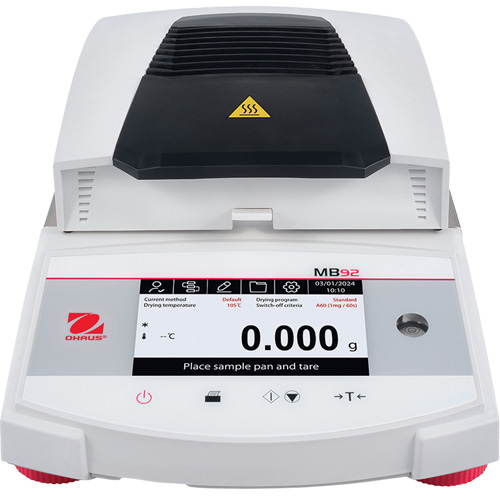 Analyseur d'humidit&eacute; par chauffage de la fibre de carbone MB92 Distribution Industrielle GC