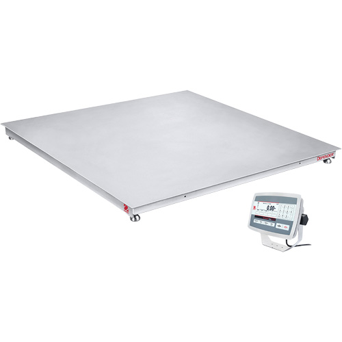 DEFENDER 5000 Washdown Floor Scale, 2500 lbs. Capacity, 36" W x 36" L Distribution Industrielle GC
