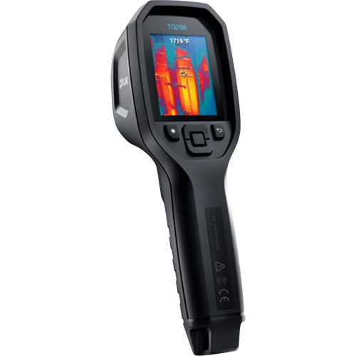 Cam&eacute;ra thermique infrarouge haute temp&eacute;rature 30:1 TG298 &agrave; vis&eacute;e ponctuelle avec laser en pointe, 320 x 240 pixels, -25° - 1080°C (-130° - 1976°F), <70 mK Distribution Industrielle GC