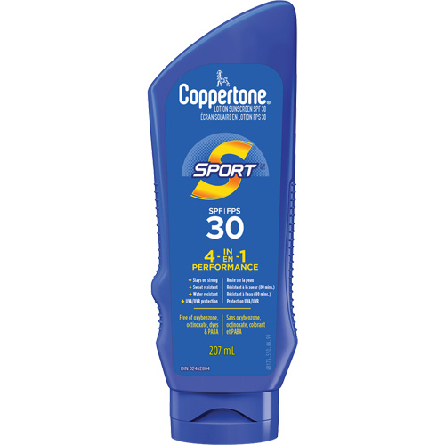 Cr&egrave;me solaire 4 en 1 Sport, FPS 30, Lotion Distribution Industrielle GC