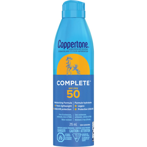 &eacute;cran solaire r&eacute;sistant &agrave; l'eau Sport, FPS 50, A&eacute;rosol Distribution Industrielle GC