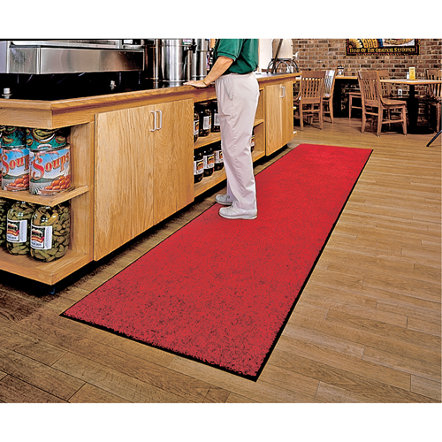 Tapis ColorStar, Essuie-pieds, 3' x 5' x 3/8", Rouge/noir Distribution Industrielle GC