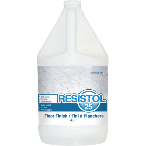 Resistol 25 Floor Finishes, 4 L, Jug Distribution Industrielle GC