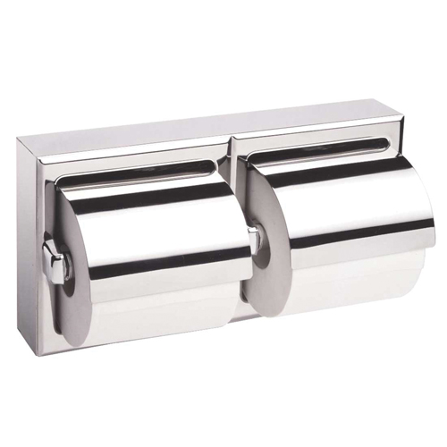 Distributeur double de papier hygi&eacute;nique avec protecteurs, Multiple Capacit&eacute; du rouleau Distribution Industrielle GC