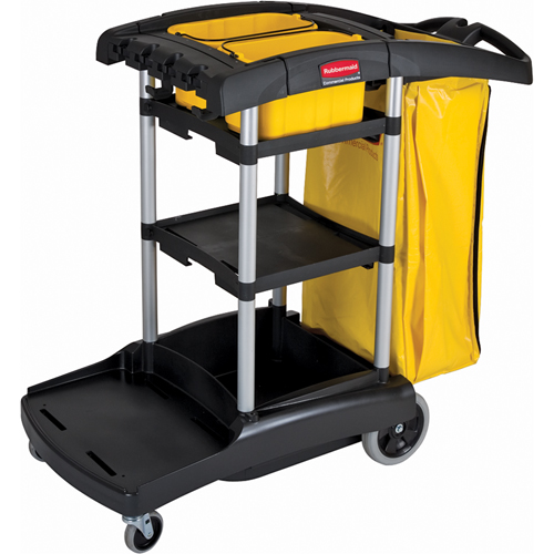 High Capacity Cleaning Carts With Bins Distribution Industrielle GC
