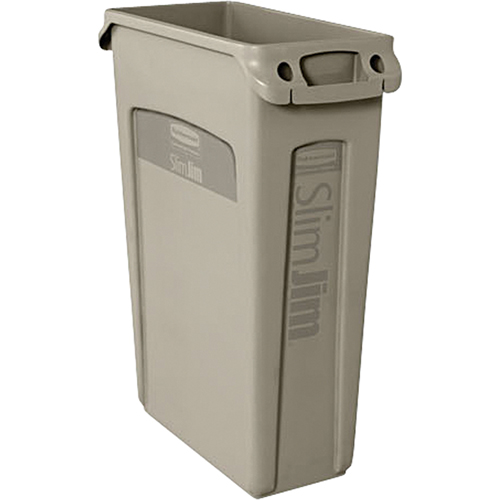 Contenants Slim Jim a/canaux de ventilation, Plastique, 23 gal. US Distribution Industrielle GC