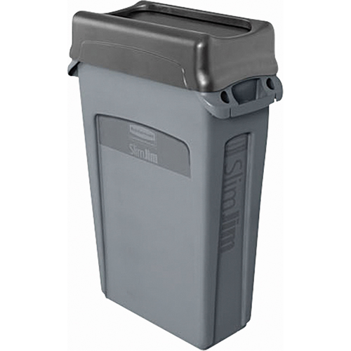 Contenants Slim Jim a/canaux de ventilation, Plastique, 23 gal. US Distribution Industrielle GC