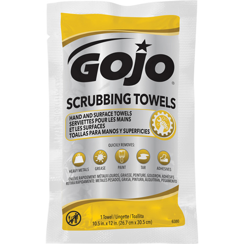 Serviettes nettoyantes, 80 lingettes, 12-1/4" x 10-1/2" Distribution Industrielle GC