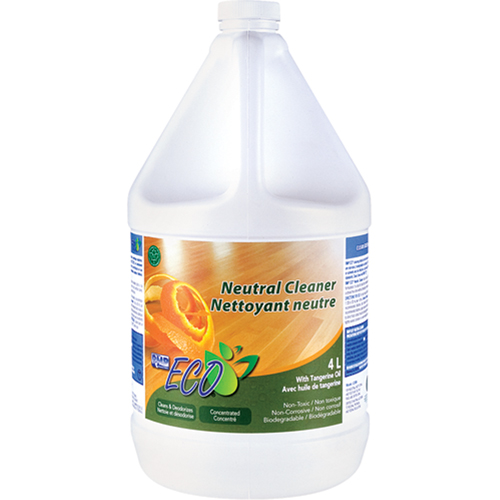 Nettoyants neutres &agrave; l'huile de tangerine, 4 L, Cruche Distribution Industrielle GC