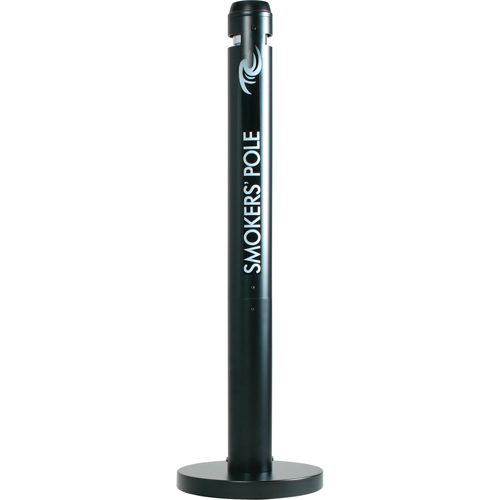 Cendriers Smokers' Pole, Sur pied, Aluminium, Hauteur 41" Distribution Industrielle GC