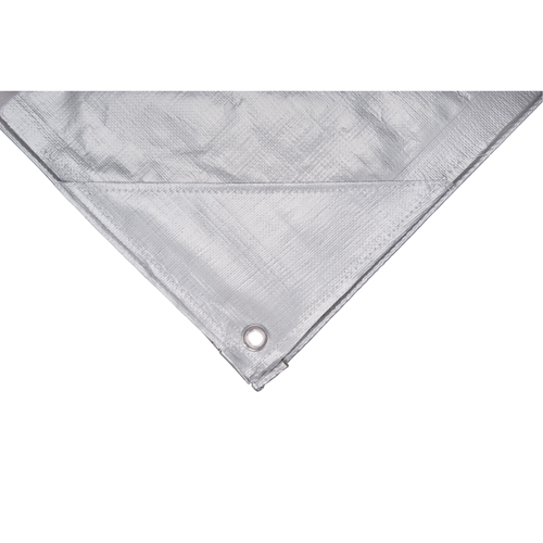 B&acirc;che, Super robuste, Argent, 10' x 8' x 12 mils Distribution Industrielle GC