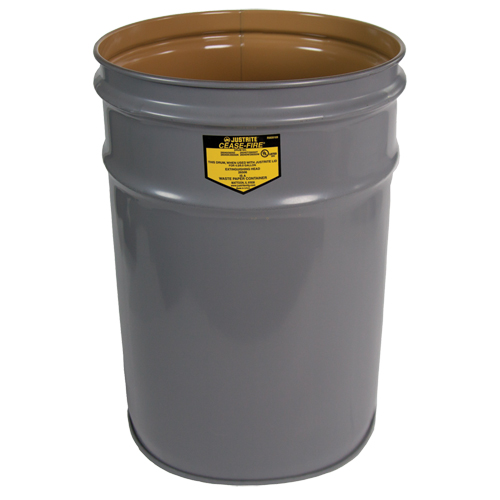 Cease-Fire&reg; Grey Smoking Receptacle Drum Distribution Industrielle GC