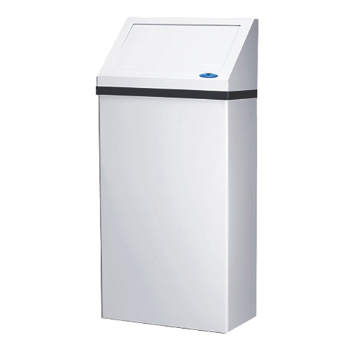 Wall-Mounted Waste Receptacle, Steel, 13.2 US gal. Distribution Industrielle GC