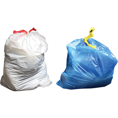 Sure-Tie&reg; Garbage Bags, Strong, 33" W x 38" L, 0.9 mils, Clear, 121.13 L (32 Gal.) Capacity Distribution Industrielle GC
