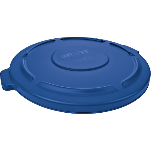 Couvercle rond pour poubelle Brute, Couvercle plat, Plastique, Convient aux contenants 22-1/4" dia. Distribution Industrielle GC