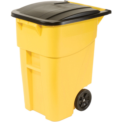 Contenant roulant BRUTE, Bord de rue, Plastique, 50 gal. US Distribution Industrielle GC