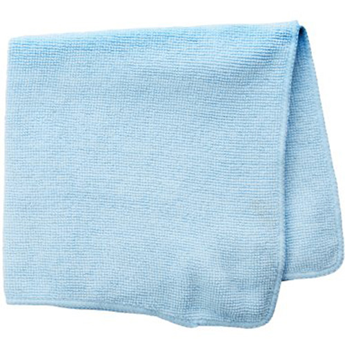 Chiffon de nettoyage commercial l&eacute;ger, Microfibre, Bleu Distribution Industrielle GC