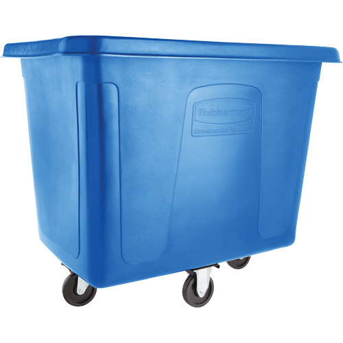 Chariot cubique, Plastique recycl&eacute; noir, 38" lo x 26" la x 28" h, Volume 8 pi³, Capacit&eacute; 300 lb Distribution Industrielle GC