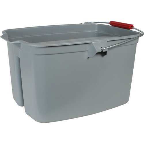 Double Utility Pail, 5 US Gal. (20 qt.) Capacity, Grey Distribution Industrielle GC