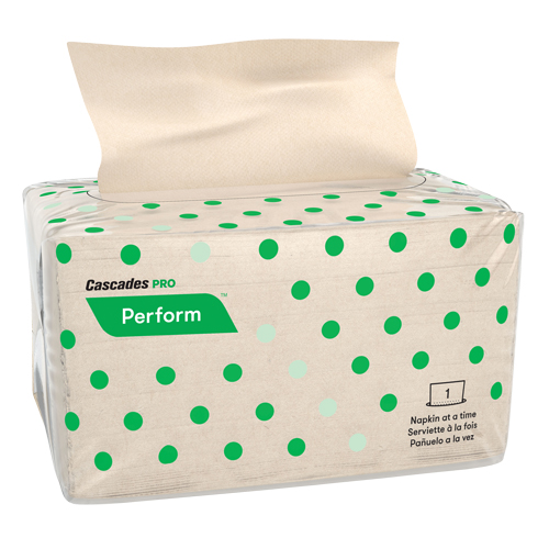 Serviettes enchev&ecirc;tr&eacute;es Pro Perform, 1 pli, 4,25" x 6,5" Distribution Industrielle GC
