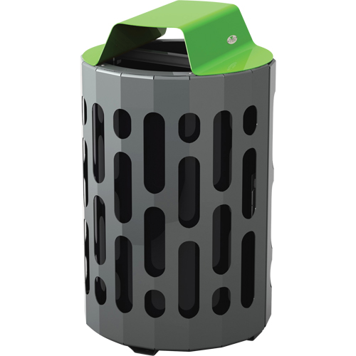 R&eacute;cipients &agrave; d&eacute;chets 2020 Stingray, M&eacute;tal, 42 gal. US Distribution Industrielle GC