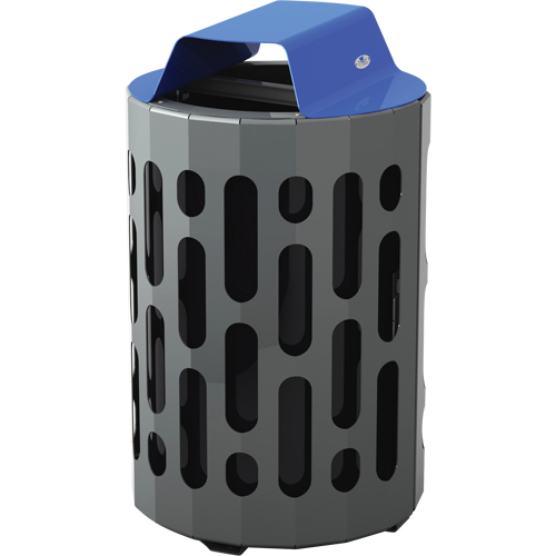 R&eacute;cipients &agrave; d&eacute;chets 2020 Stingray, M&eacute;tal, 42 gal. US Distribution Industrielle GC