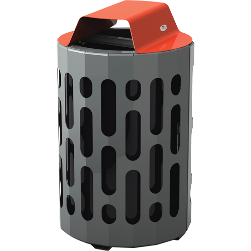 R&eacute;cipients &agrave; d&eacute;chets 2020 Stingray, M&eacute;tal, 42 gal. US Distribution Industrielle GC