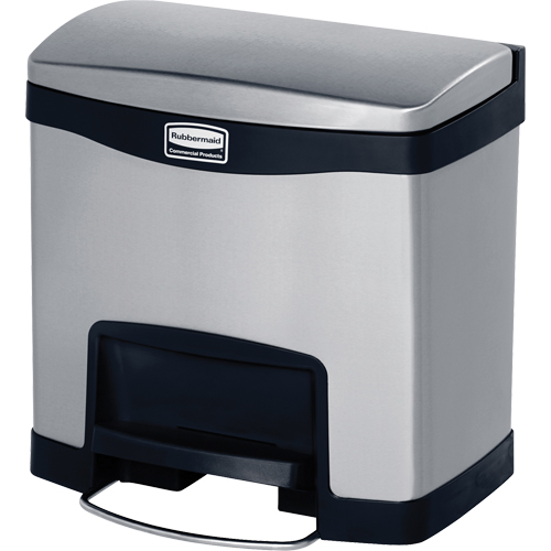 Slim Jim&reg; Waste Container, Stainless Steel, 4 US gal. Capacity Distribution Industrielle GC