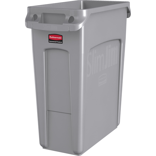 Contenants Slim Jim avec canaux de ventilation, De bureau, Poly&eacute;thyl&egrave;ne, 16 gal. US Distribution Industrielle GC