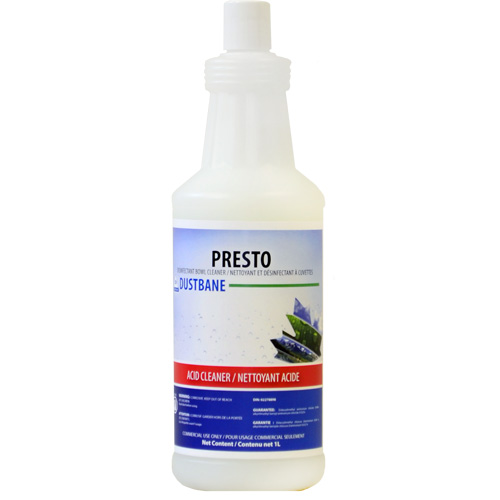 Presto Disinfectant Bowl Cleaner, 1 L, Bottle Distribution Industrielle GC