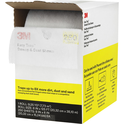 &eacute;poussi&eacute;reur Easy Trap, Microfibre, Blanc Distribution Industrielle GC