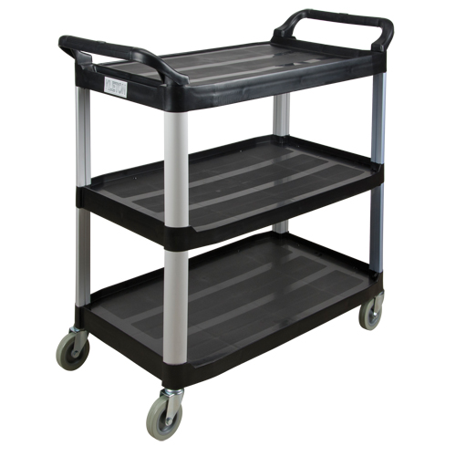 Utility Cart, 3 Tiers, 19-3/4" x 37-1/2" x 40-1/4", 250 lbs. Capacity Distribution Industrielle GC